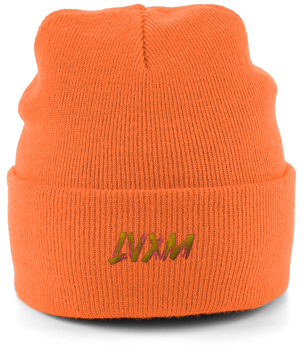 LVXM Beanie Yellow Logo