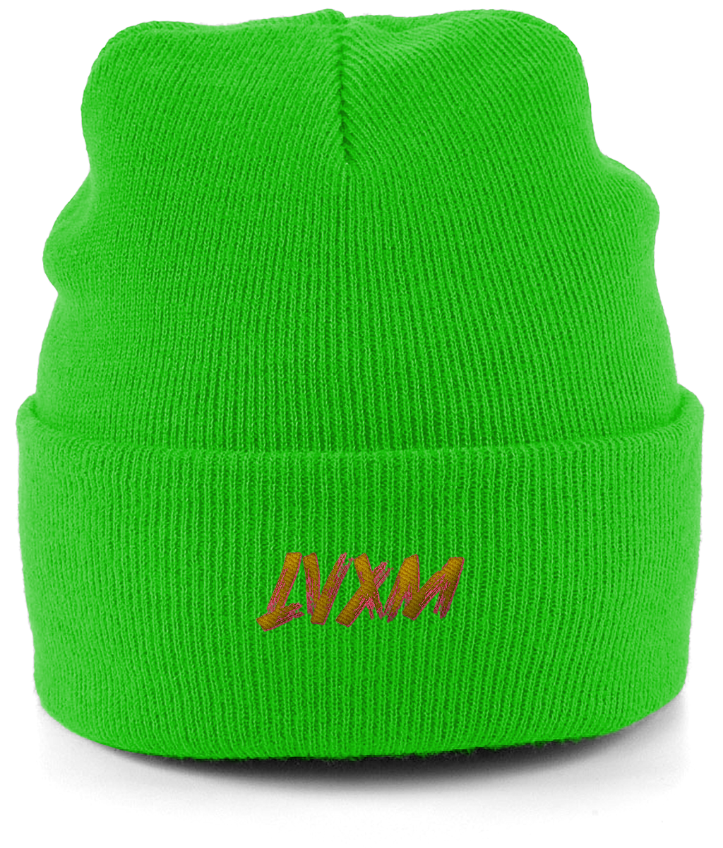 LVXM Beanie Yellow Logo