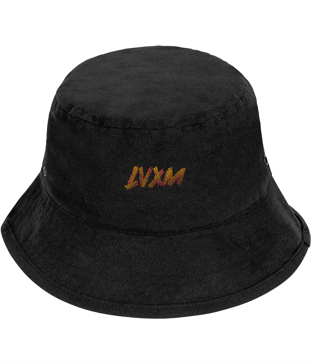 LVXM Bucket Hat Yellow Logo