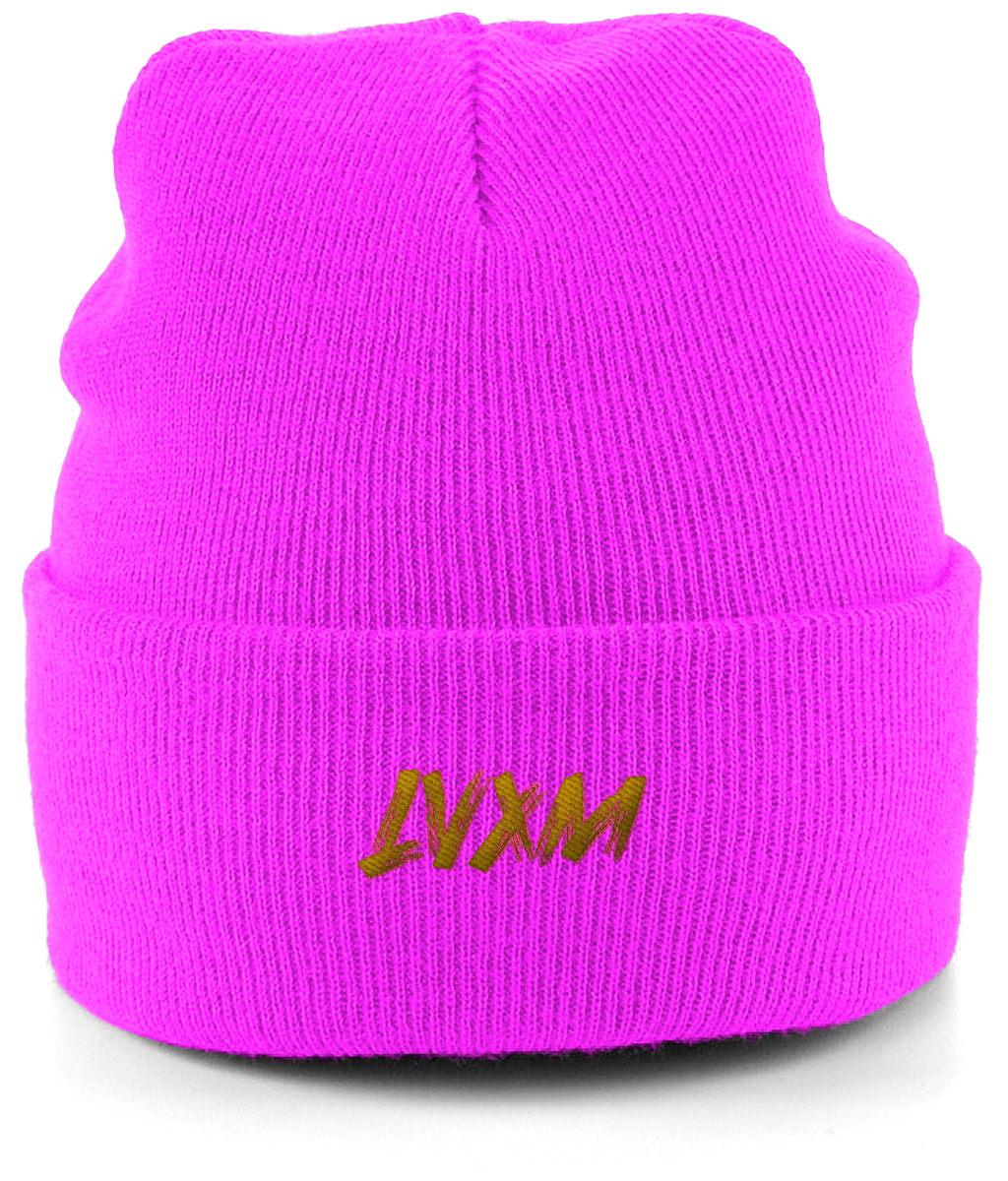 LVXM Beanie Yellow Logo