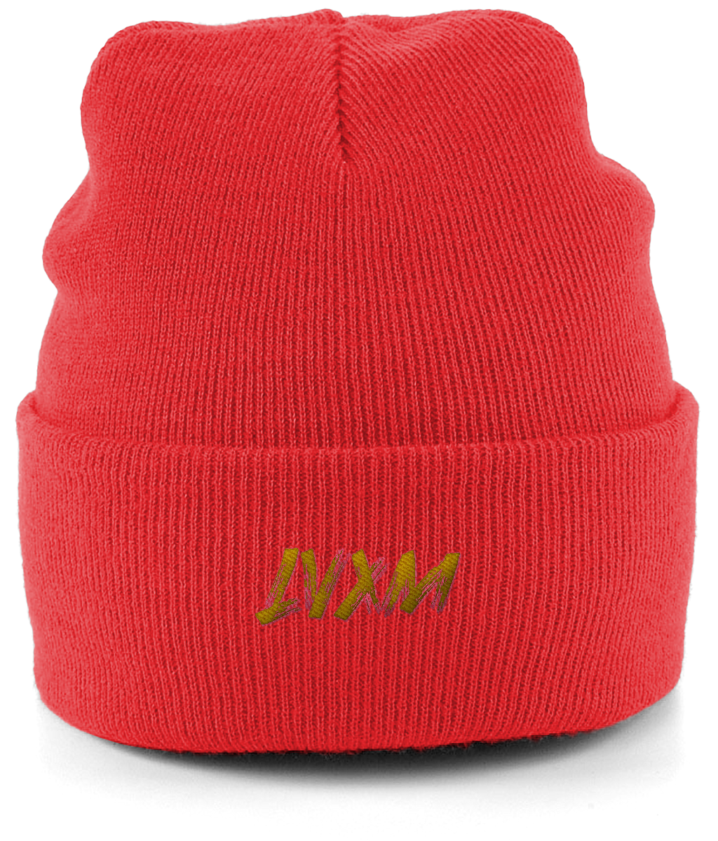 LVXM Beanie Yellow Logo